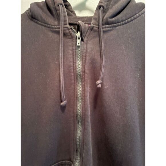 Portwest Men's XXL Utility, Flame Resistant Zip-Up Hoodie Navy Blue Workwear - Picture 2 of 6